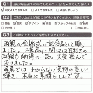 実物の美しい輝き、本当に素晴らしいです