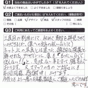 「もったいなくて使えない！」と言っています！