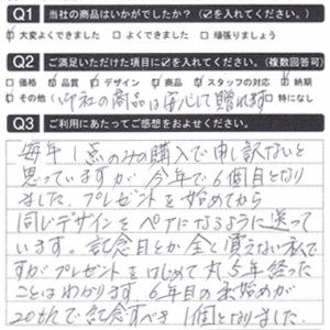 今年で6個目となりました！