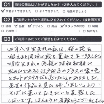 桜の花を迎えると同時に歳を重ねてまいりました！